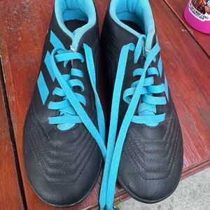 Adidas Predator Black and Teal Shoes